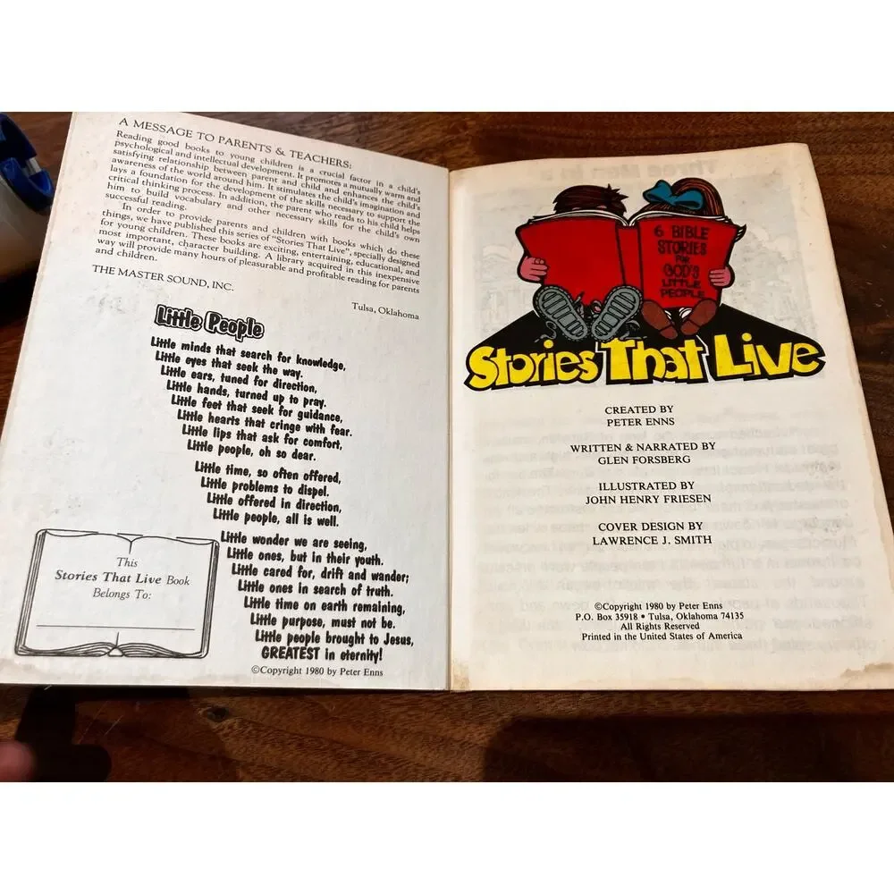 Happy Birthday, Stories that Live, Bible Vintage‎ Children's Book, VTG